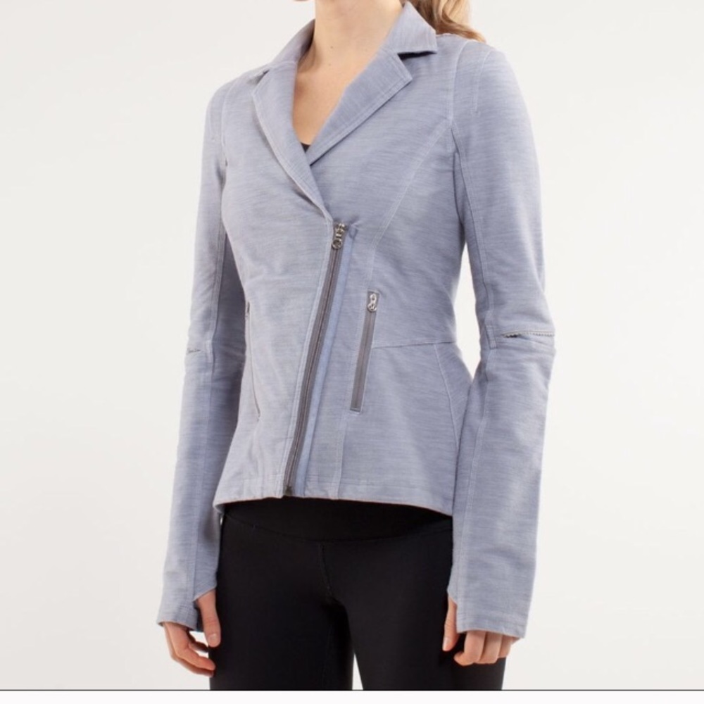 RARE Lululemon Ride On Blazer, fossil gray, 8